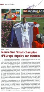 2007.09 championnat d'europe espoir du 5000 - Smail